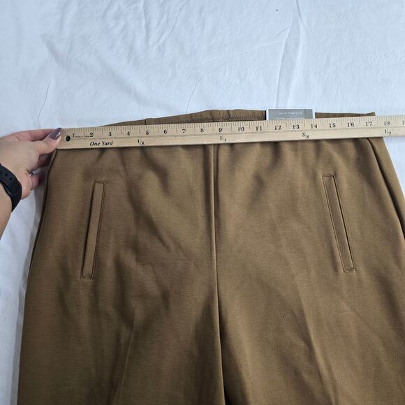 Chico’s Juliet Ankle Pant Ultimate Fit Brevity Brown Ponte Knit Pant Size 2.5 - Picture 12 of 14
